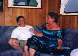 Karen gets gussied up for Pollywog's graduation