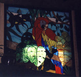 Stained Glass in lobby, approx. 12'X12'