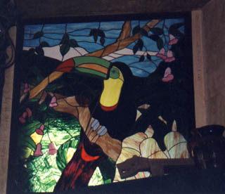 Stained Glass in Lobby, approx. 12'X12'