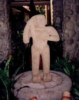 Female Statue in hotel